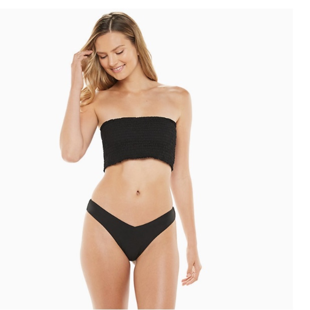 NWOT Tinibikini Smocked Bandeau Top